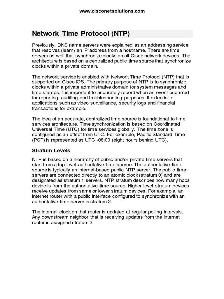 An InDepth Guide to Network Time Protocol (NTP) Implementation and