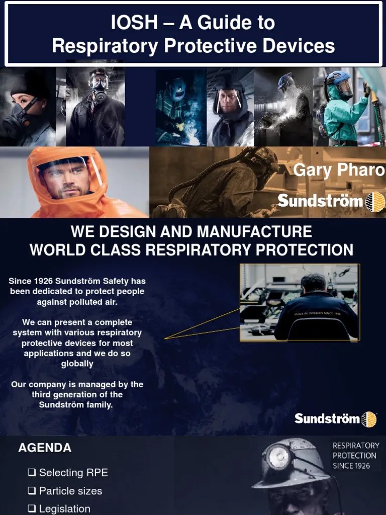 Iosh Chiltern A Guide To Respiratory Protection Devices PDF Engp PDF