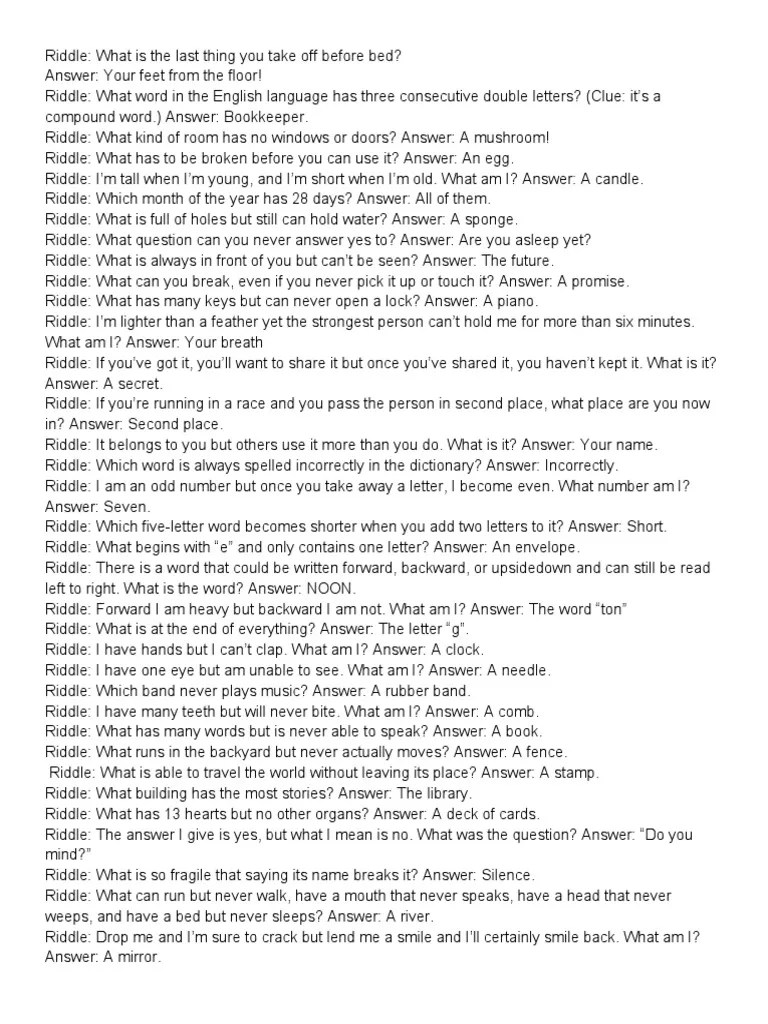 Riddle PDF