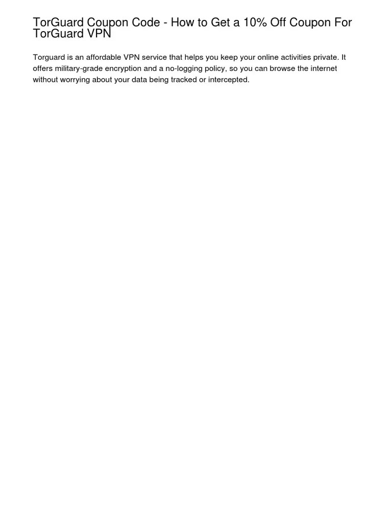 Coupon Code How To Get A 10 Off Coupon For VPNjimmv