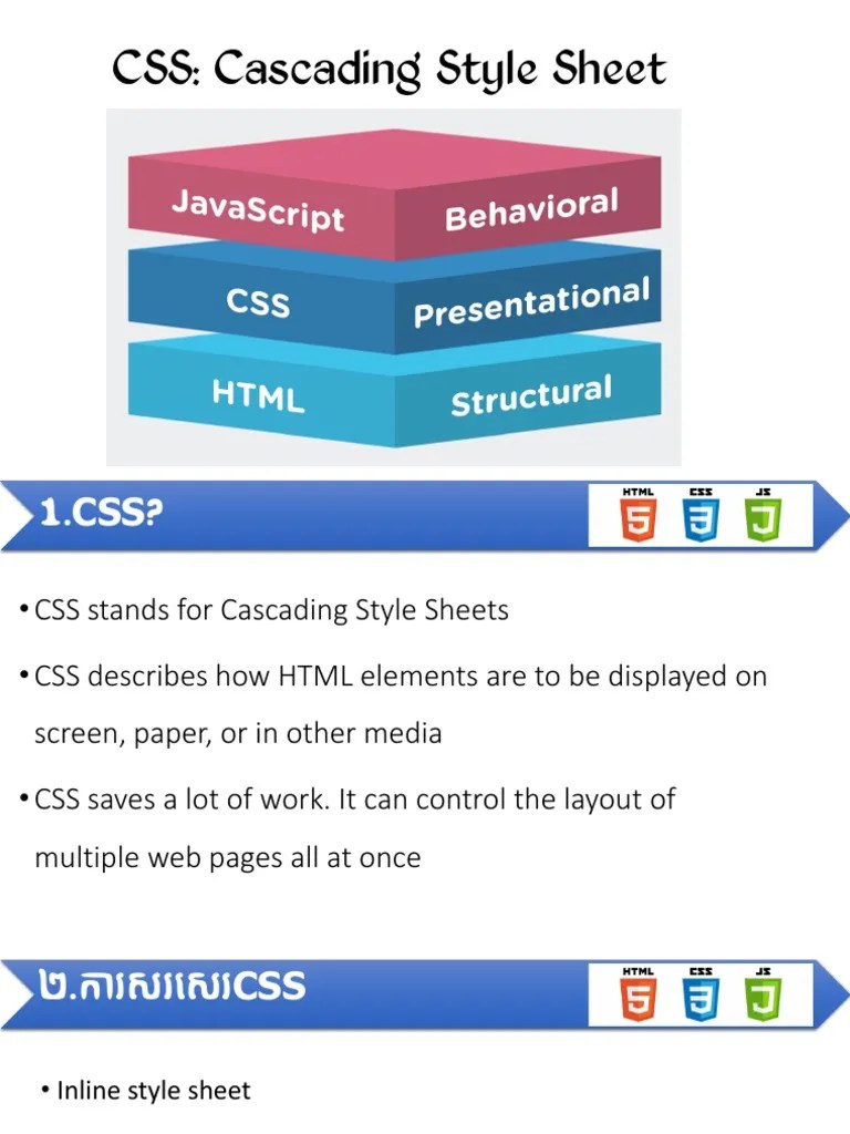 3.cascading Style Sheet PDF