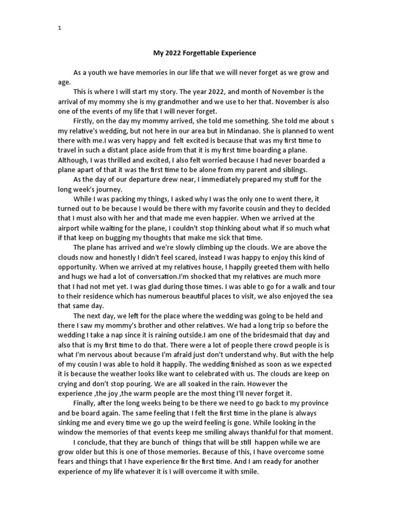 A Memorable First: My First Plane Ride, Wedding, and Travel Experience