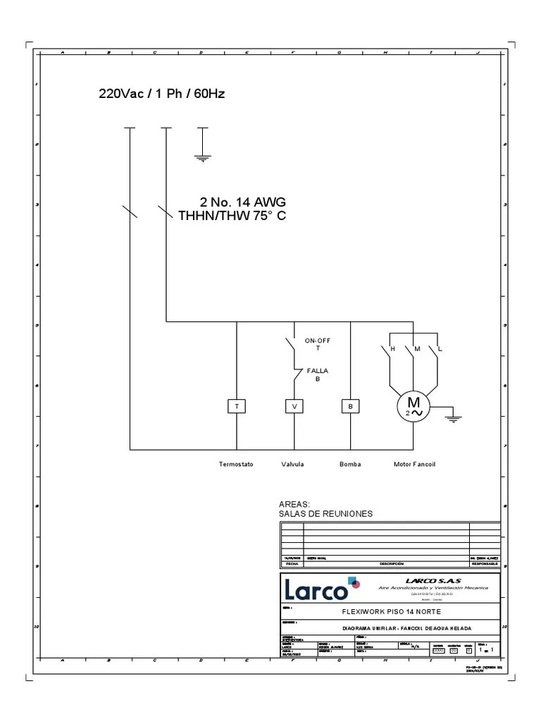 Diagrama Fancoil | PDF