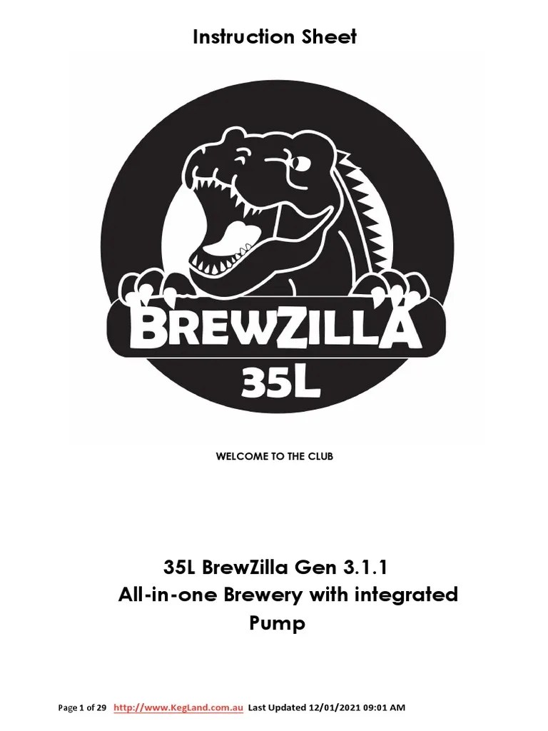 BrewZilla_35L__Instruction_Manual PDF Brewing Malt