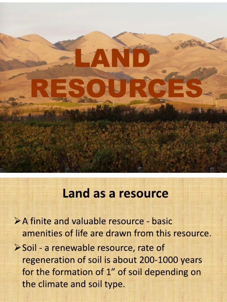 Land Resource Management PDF