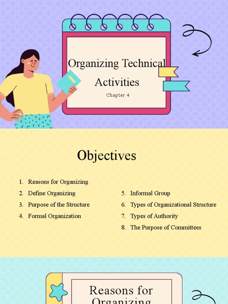 Organizing Technical Activities PDF Organizational Structure