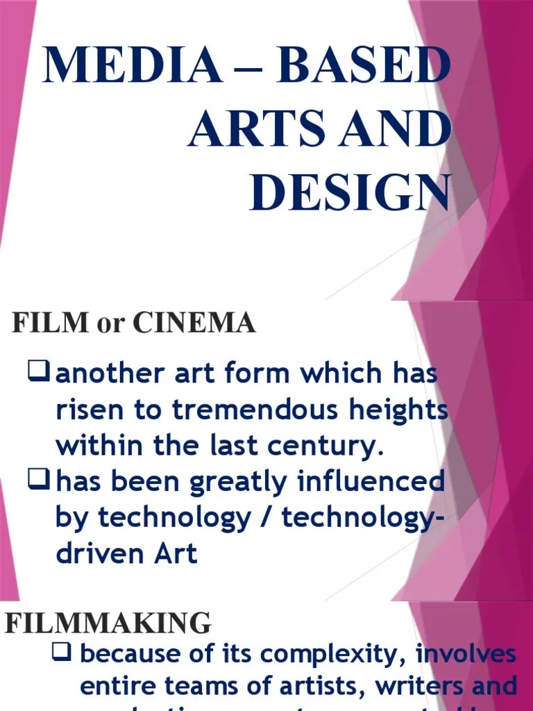 Media Based Arts and Design PDF