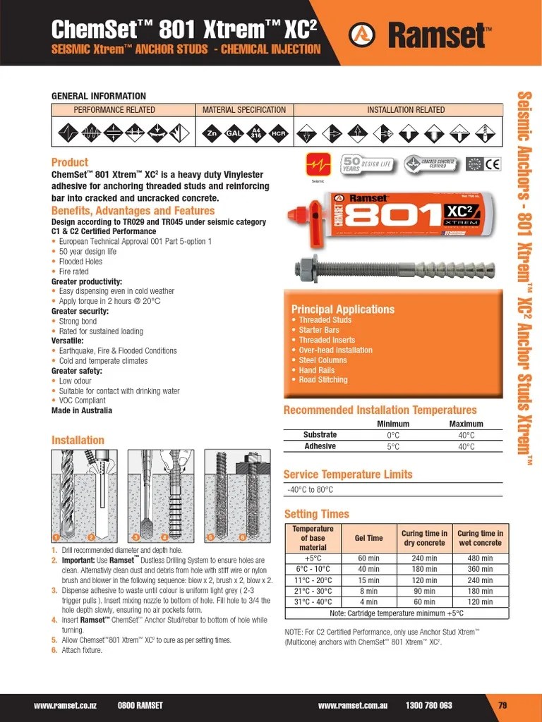Ramset rsc1045 2019120519315 PDF Strength Of Materials Concrete