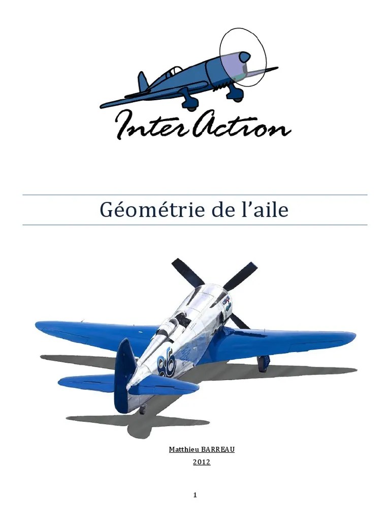 Geometry of the wing surface, aspect ratio, taper ratio and profile PDF