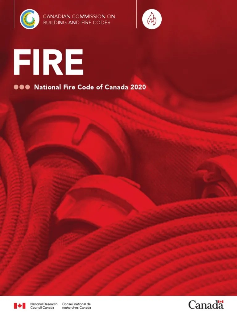 National Fire Code of Canada 2020 PDF