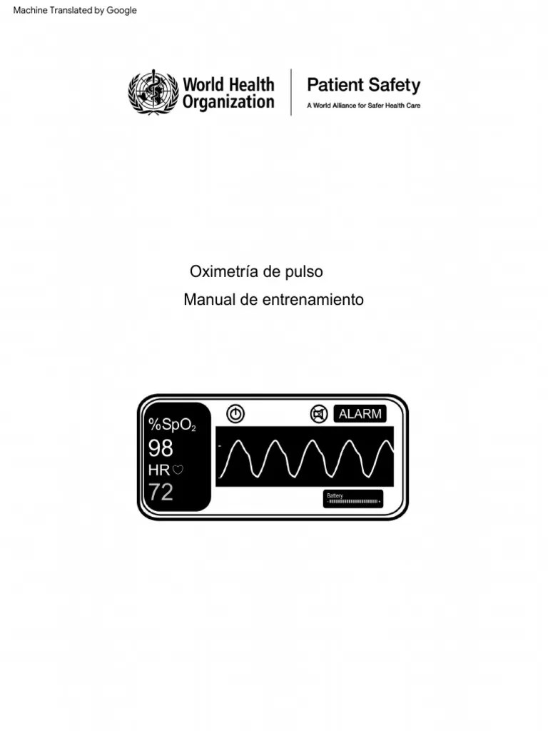 Pulse Oximetry Training Manual PDF PDF