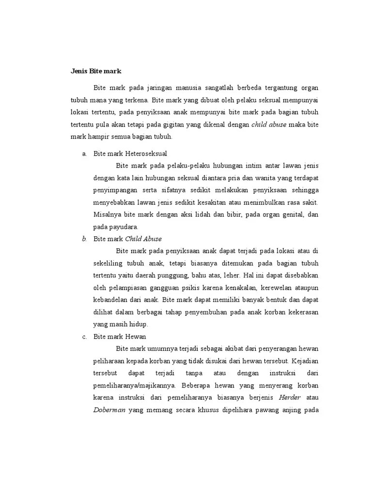 Jenis Bite Mark PDF