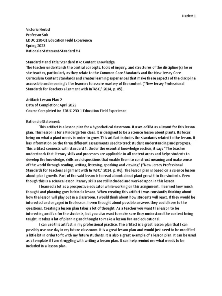 rationale lesson plan 2 1 PDF