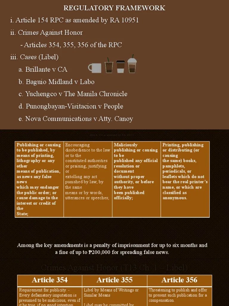 Libel Media Law Report Download Free PDF Defamation Statute Of