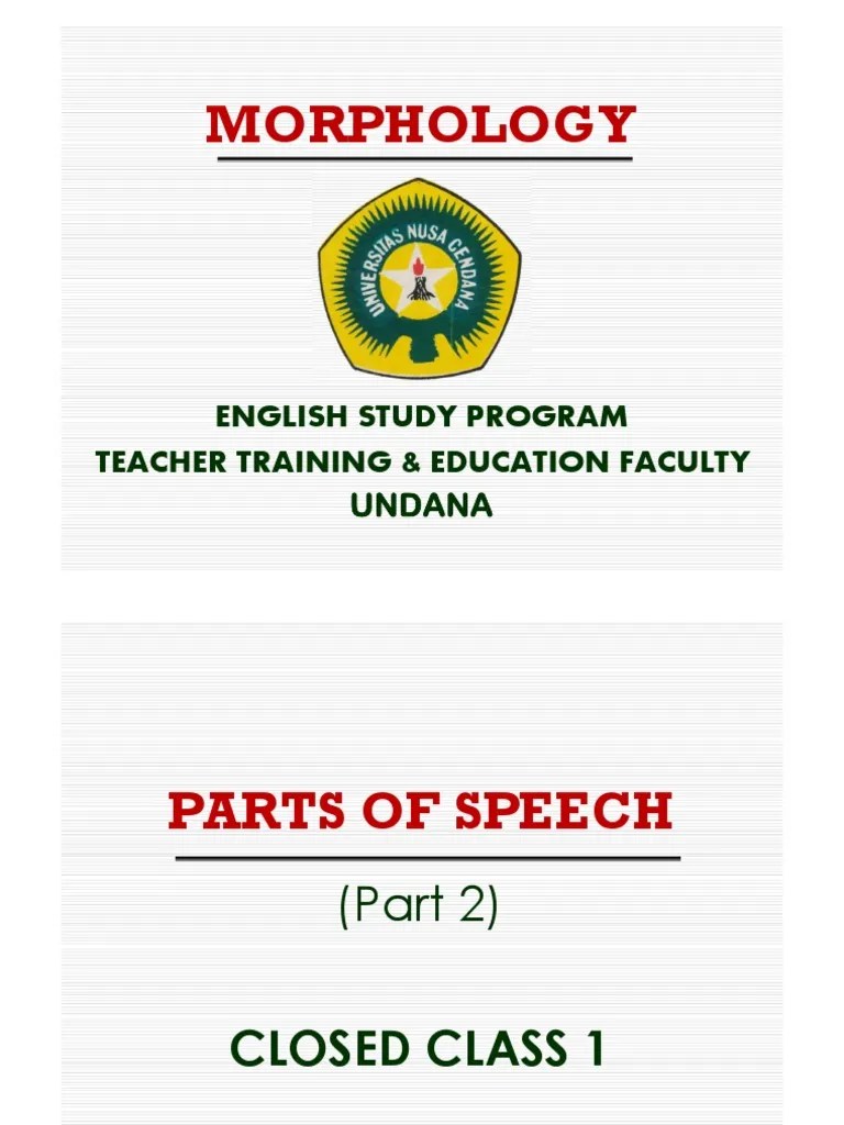 Parts of Speech (Part 2) | PDF | Part Of Speech | Pronoun