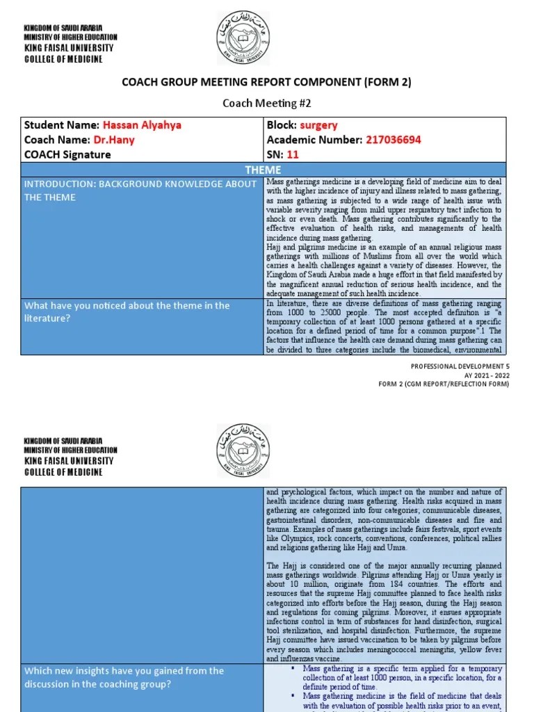 Hassan Alyahya DR Hany Surgery 217036694 11 PDF Hajj Medicine