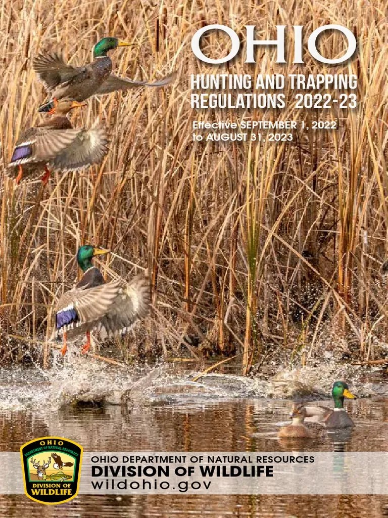 Ohio Hunting and Trapping Regulations PDF Hunting White Tailed Deer