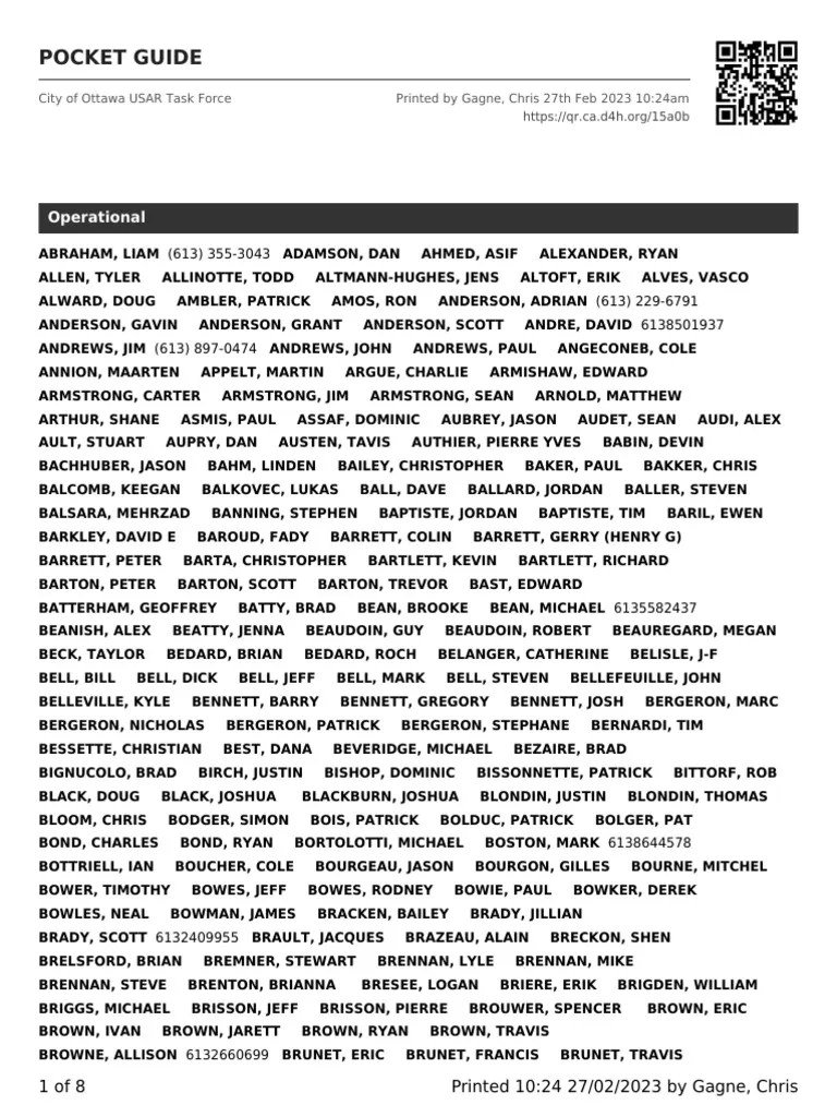 Contact Pocket Guide PDF