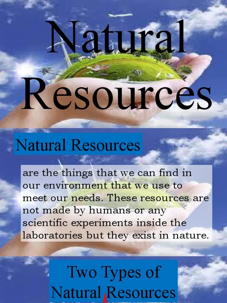 Science 7 q4 w2 Natural Resources PDF