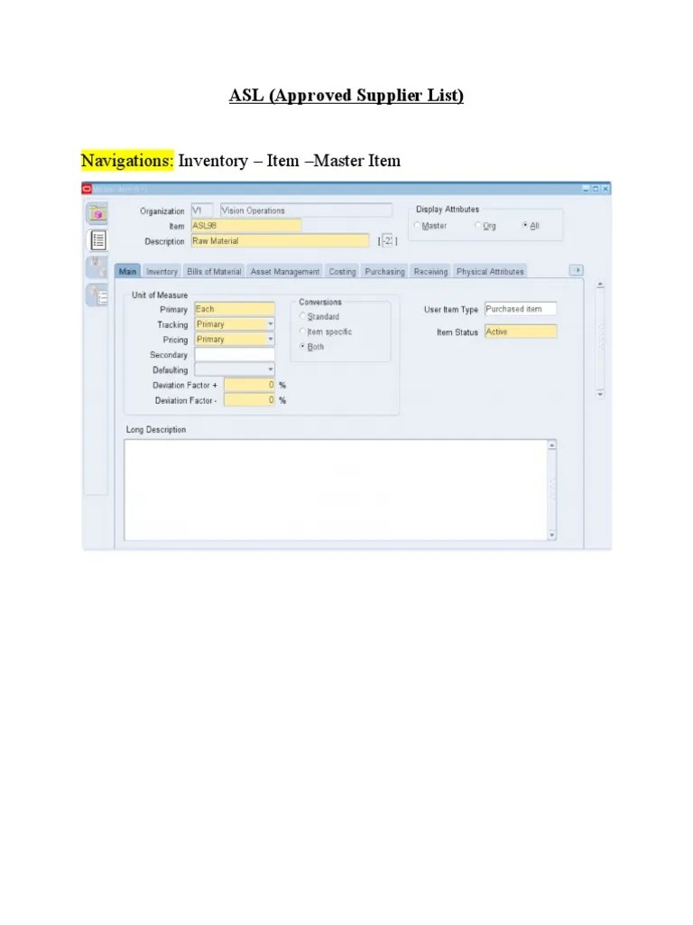 Approved Supplier List PDF