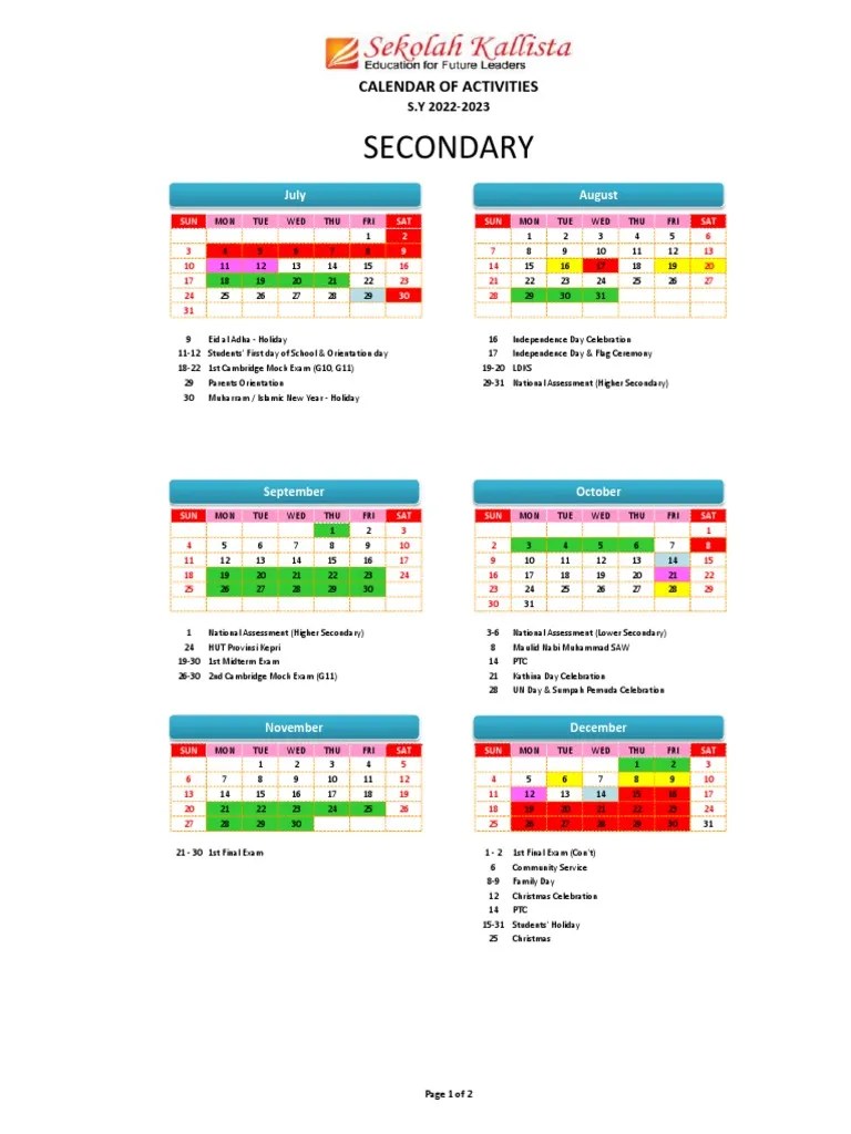 LCPS 202425 Holiday Calendar PDF Observances Set Observances