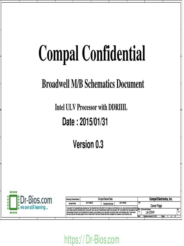 HP Ahl50 Abl52 La-C701p | PDF | Computer Hardware | Computer Engineering