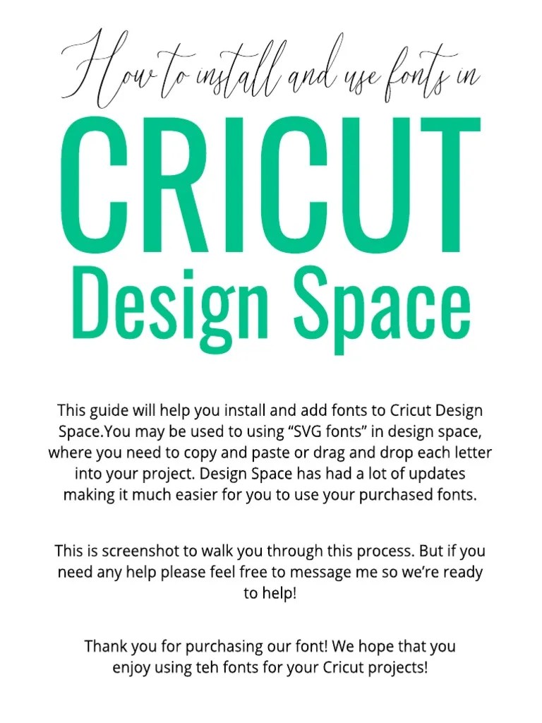 Cricut Instructions | PDF