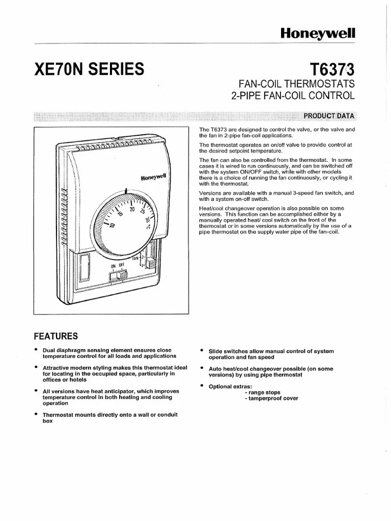 Honeywell-Thermostat Guidelines | PDF