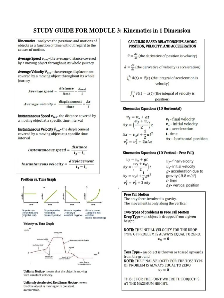 M3 Study Guide | PDF