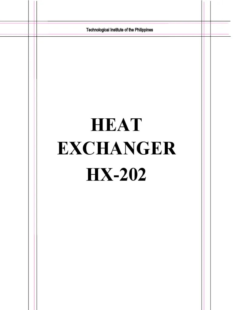 Plate and Frame HX-202 | PDF | Heat Exchanger | Heat