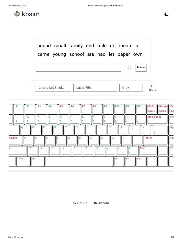 Mechanical Keyboard Simulator PDF