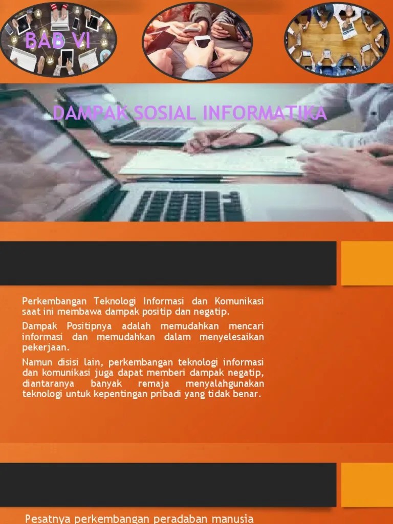 Dampak Sosial Informatika PDF