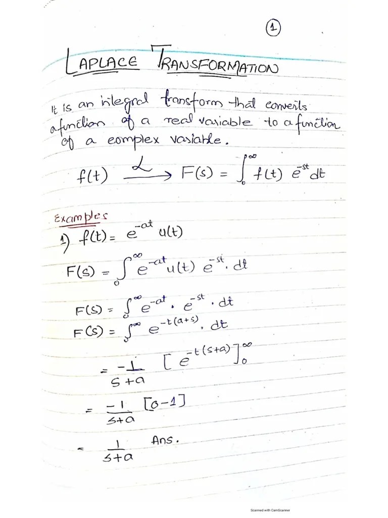 Control System Notes PDF