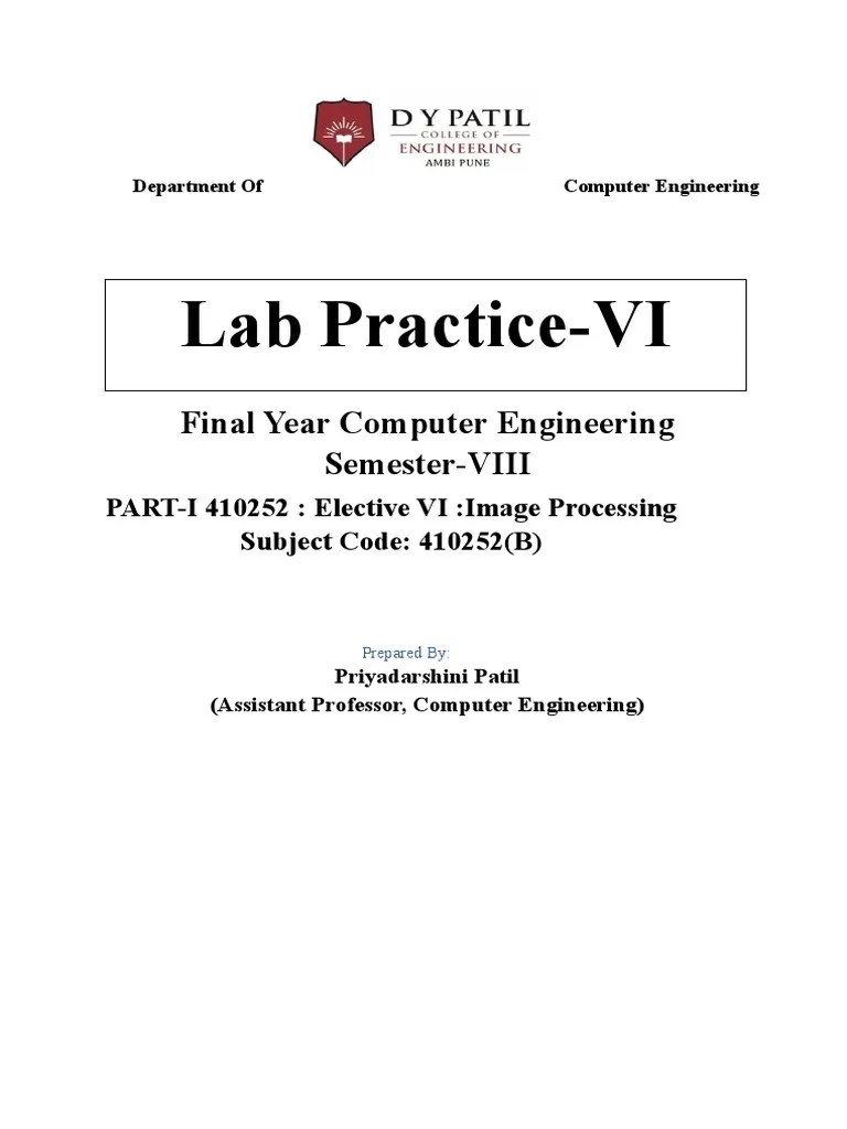 IPLab Manual PDF Image Segmentation Contrast (Vision)