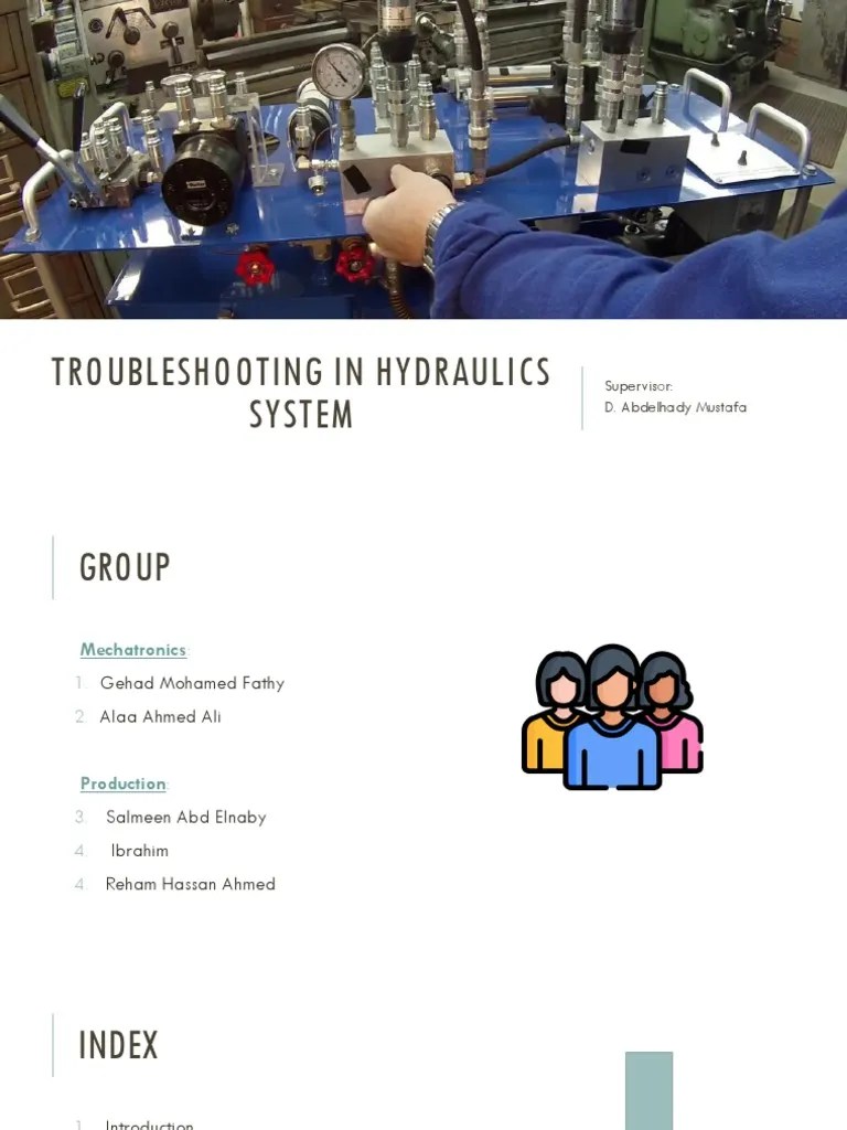 Hydraulics System Troubleshooting PDF Pump Valve