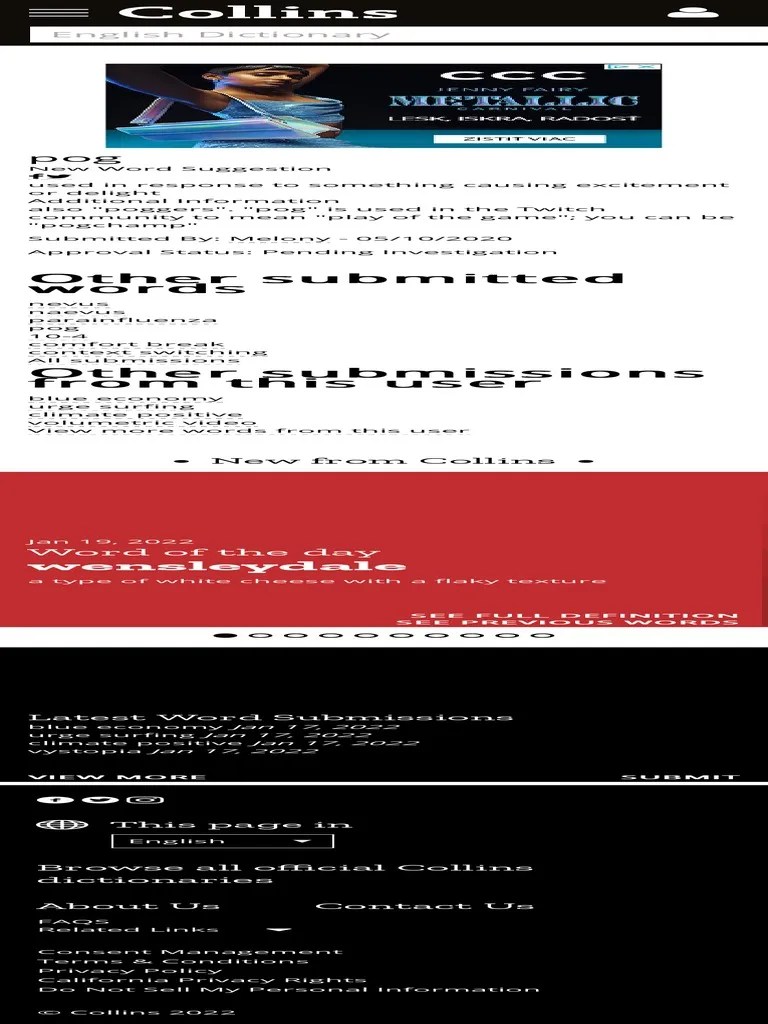 Definition of pog New Word Suggestion Collins Dictionary PDF