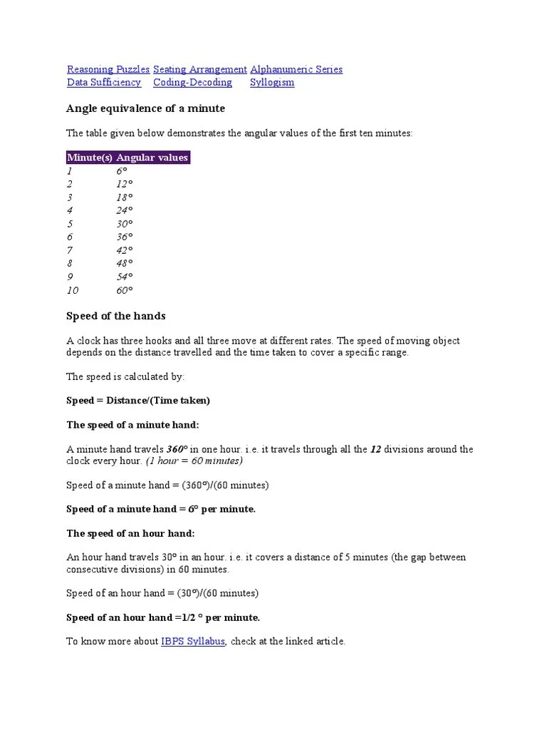 Clock Problems PDF Clock Speed