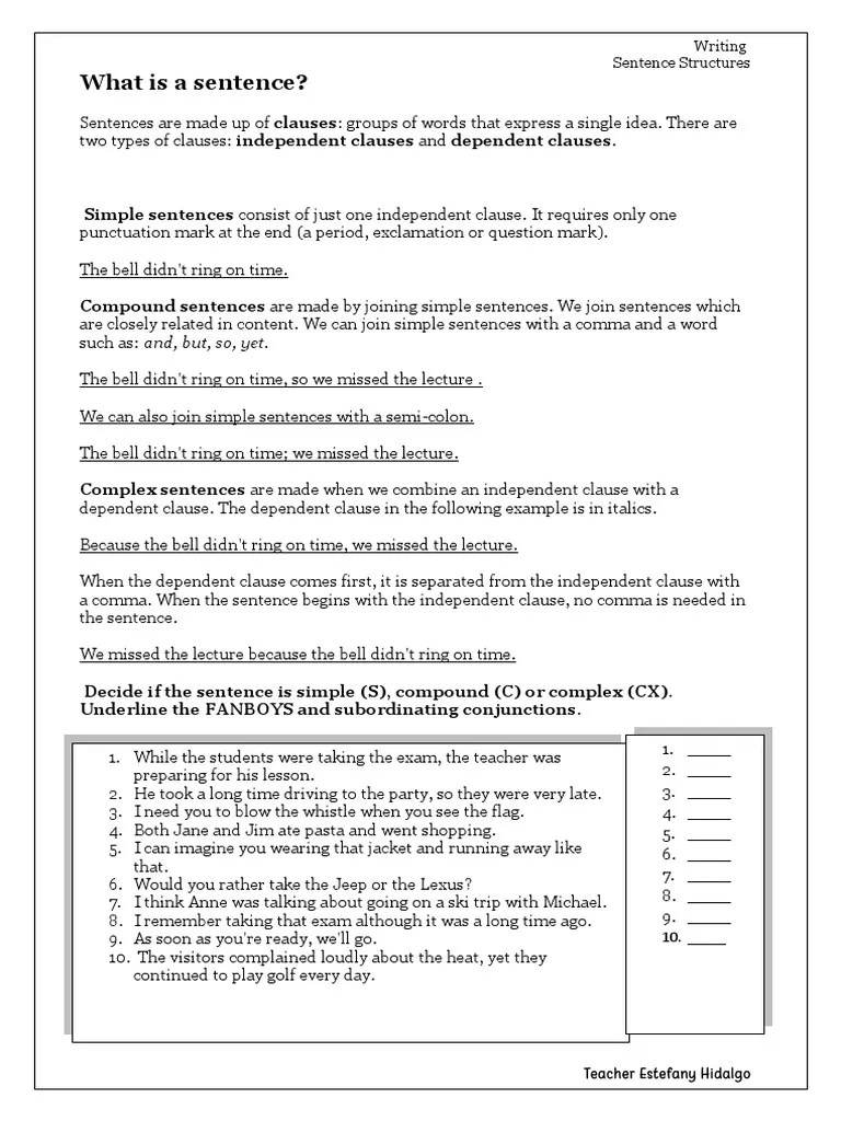 Practice 4 Subordinating Conjunction PDF Sentence (Linguistics) Grammar