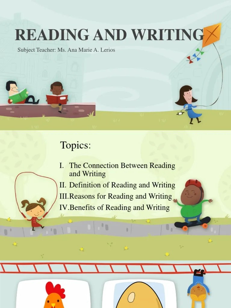 Introduction To Reading and Writing PDF Books Narrative