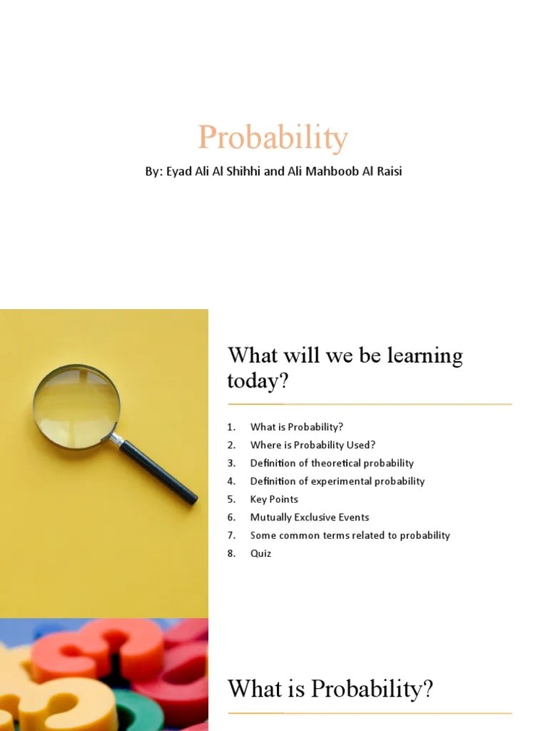 Probability PDF