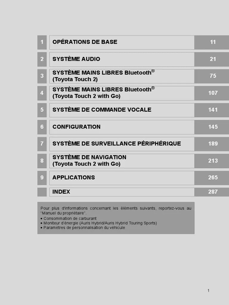 Manuel Toyota Navigation | PDF