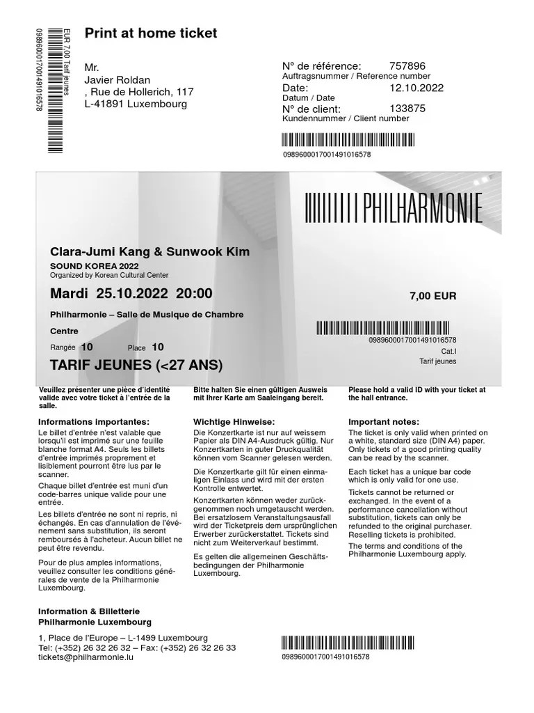 Print at Home Ticket 757896 PDF