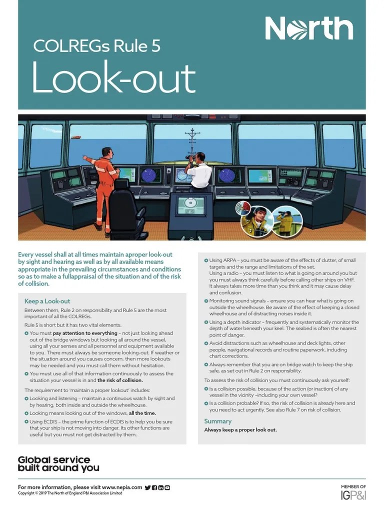 COLREGs Rule 5 Lookout PDF