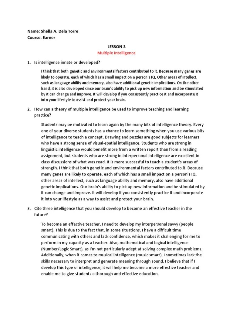Delatorre Educ 5.1 PDF Intelligence Cognition