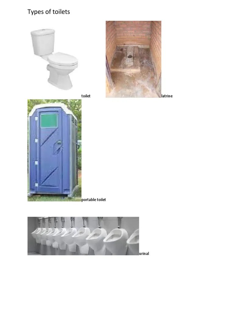 Types of toilets PDF