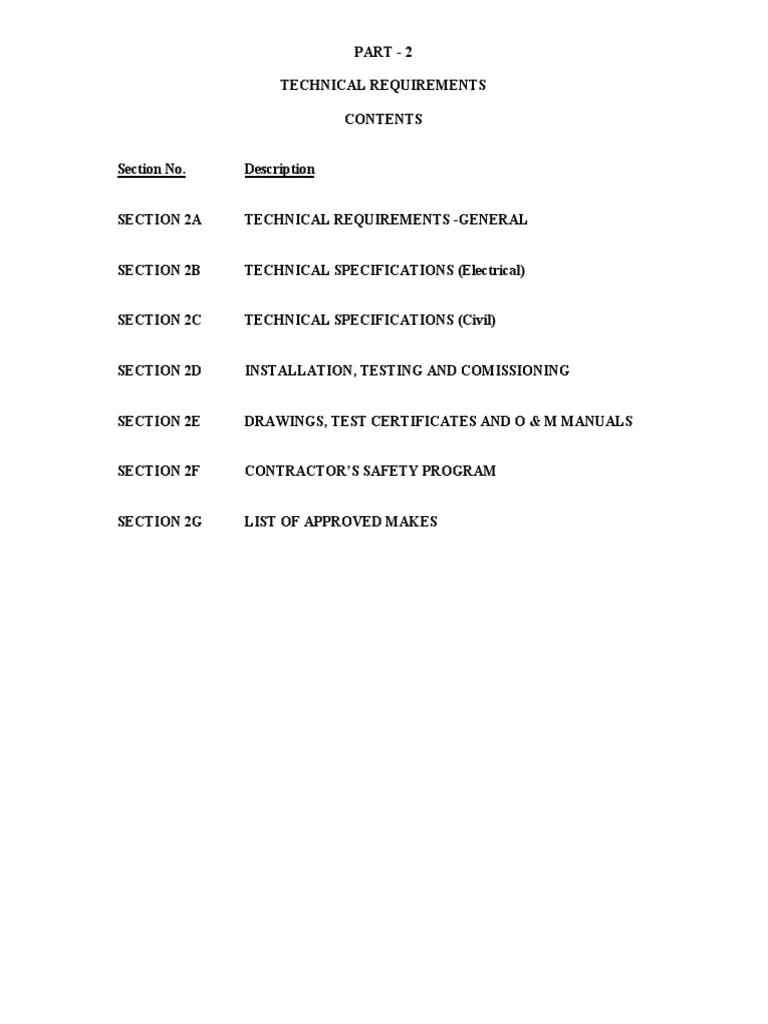 2.Vol I TenderSpecifications PDF