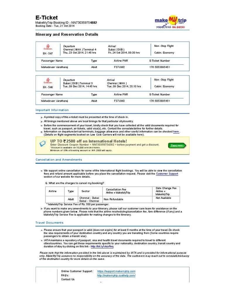 NN730359754582 ETicket | PDF