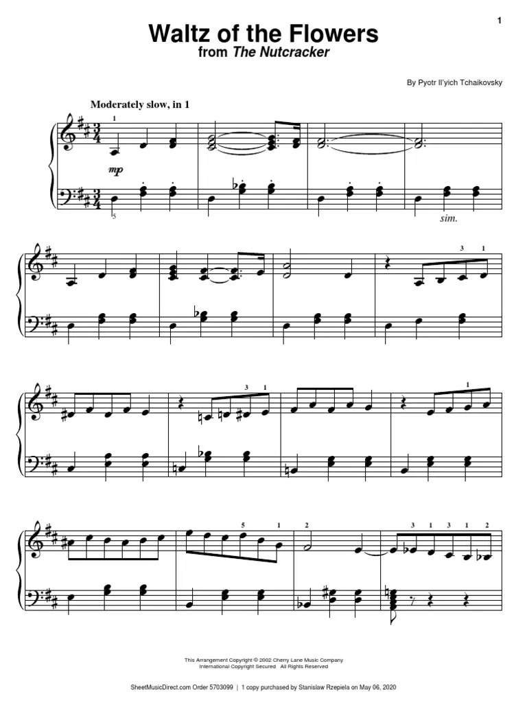 waltzoftheflowersfromthenutcrackersuite PDF The Nutcracker