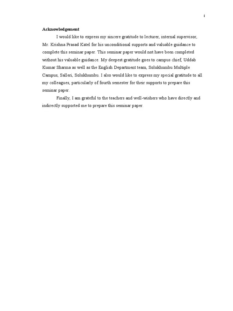 Acknowledgement and abstract PDF