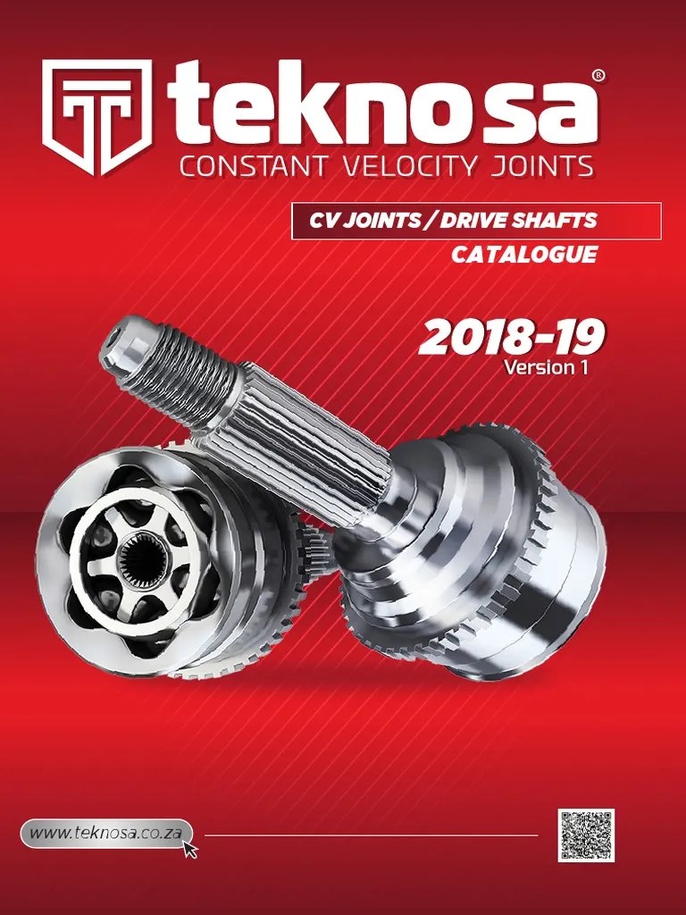 CV Joint Catalogue 2018 Ver1 PDF